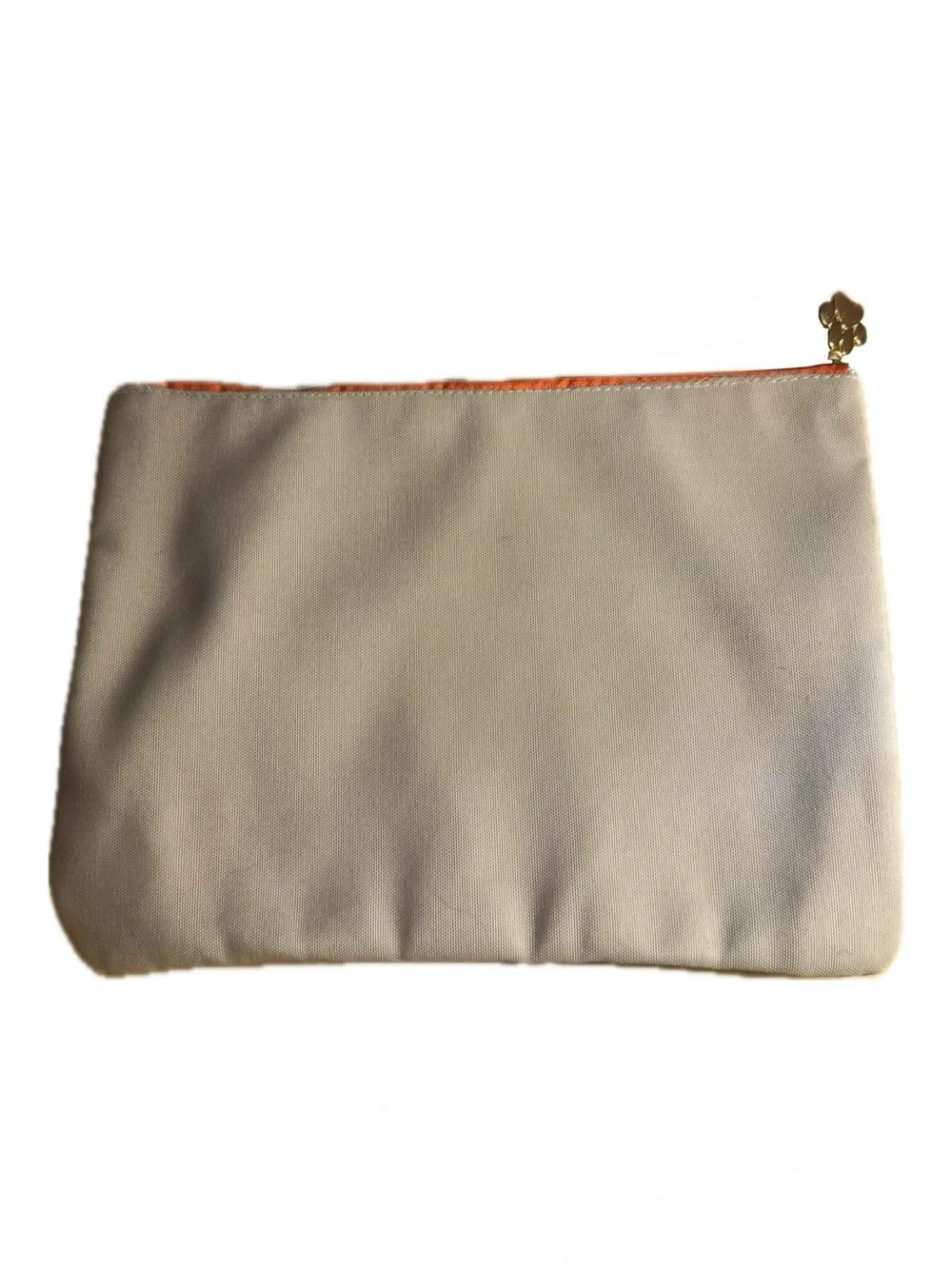 NWT Toiletries Zip Bag with Fur Mama Text & Repeating Cat Face Print 11.5 x 8.5